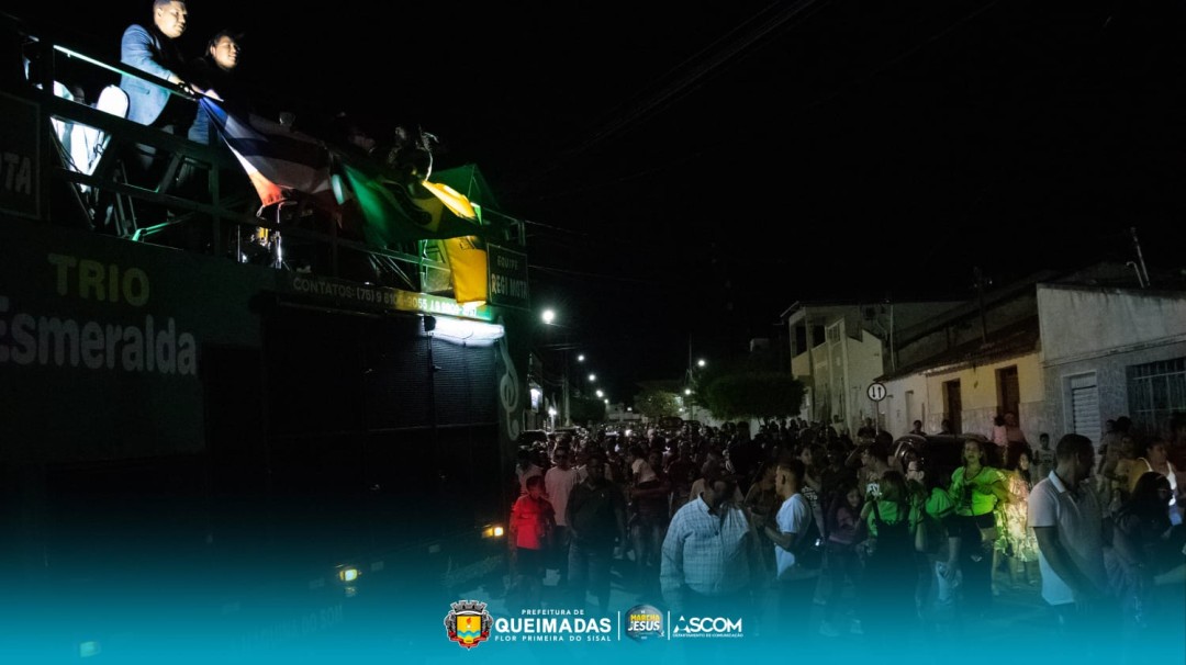 Com apoio da Prefeitura, Marcha para Jesus em Queimadas reúne vários fiéis