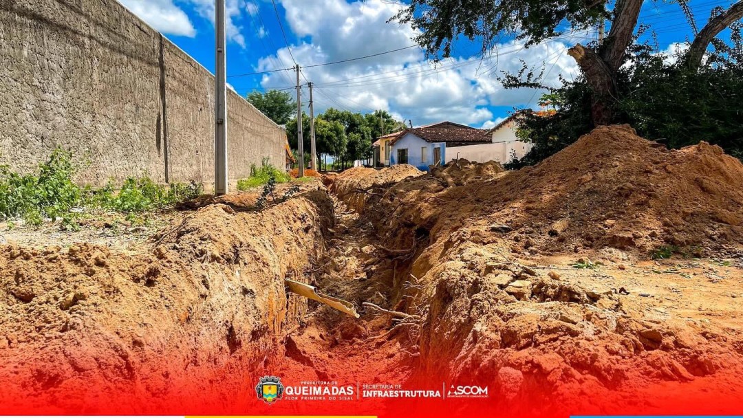 Bairro Rua do Estádio terá rede de esgoto em breve.