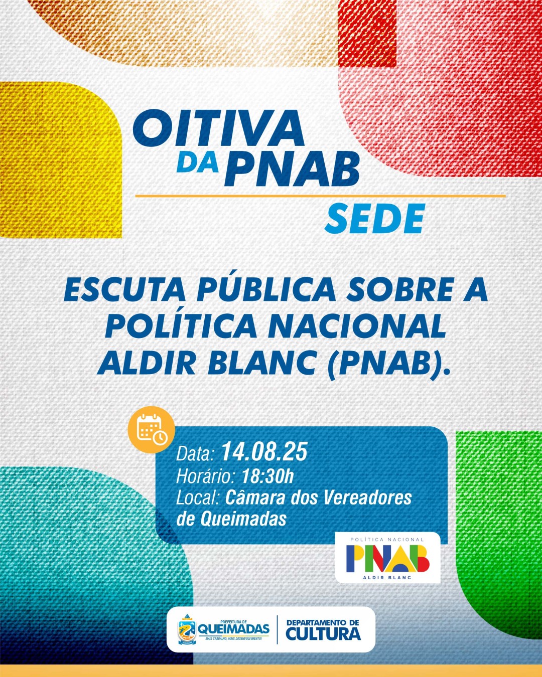 CONVITE: Oitiva PNAB - etapa SEDE