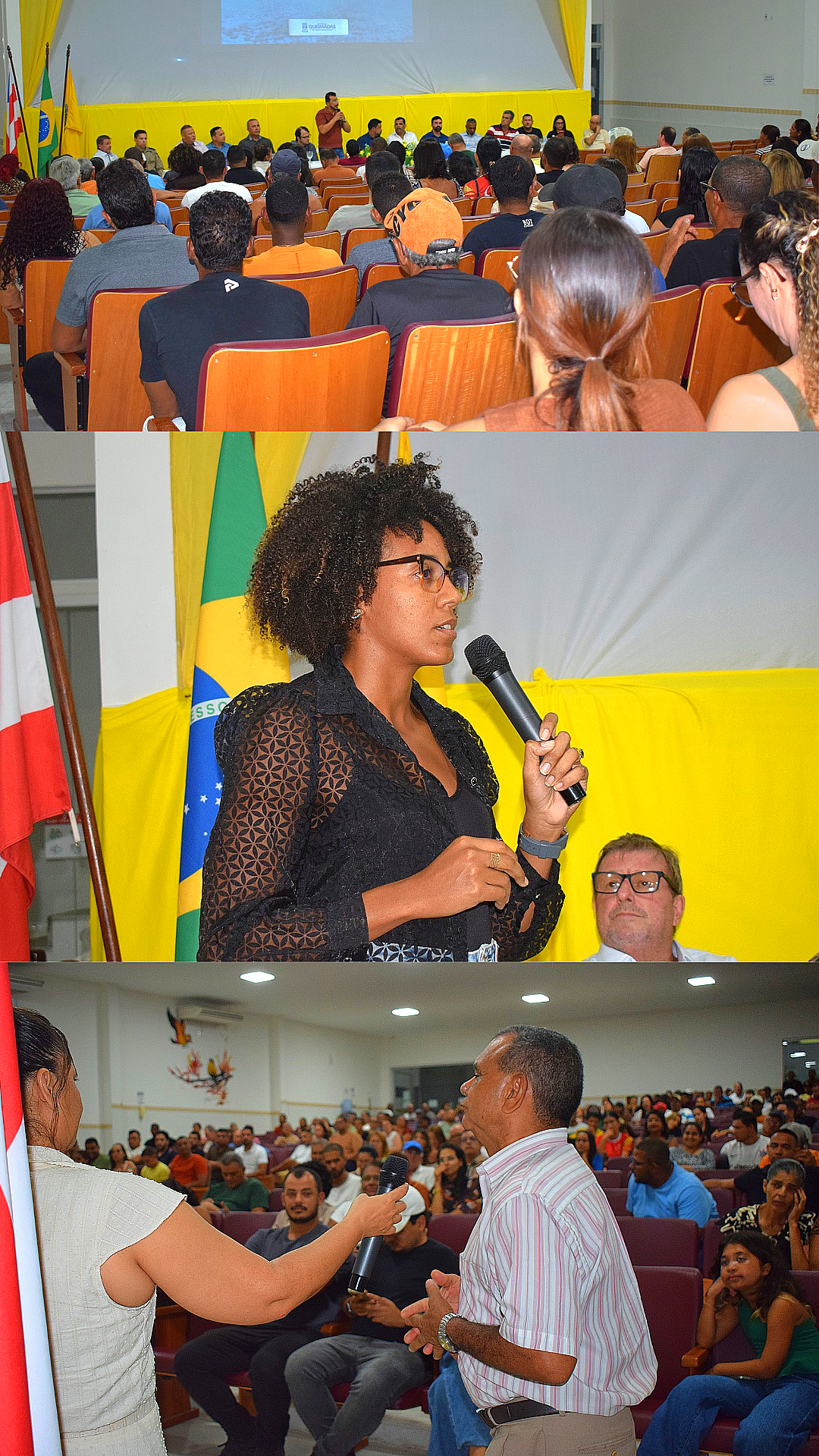 Prefeitura de Queimadas realiza reunião de Escuta Pública com comércio local - destaque para a grande participação de comerciantes e funcionários do comércio da sede e zona rural