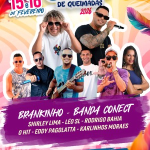 CONFIRA AS ATRAÇÕES DO CARNAVAL DE QUEIMADAS 2026